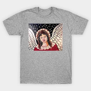 Burgandy  Angel T-Shirt